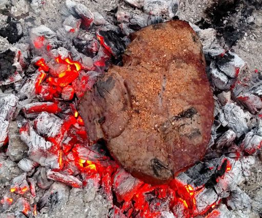 Coal-Roasted Steak