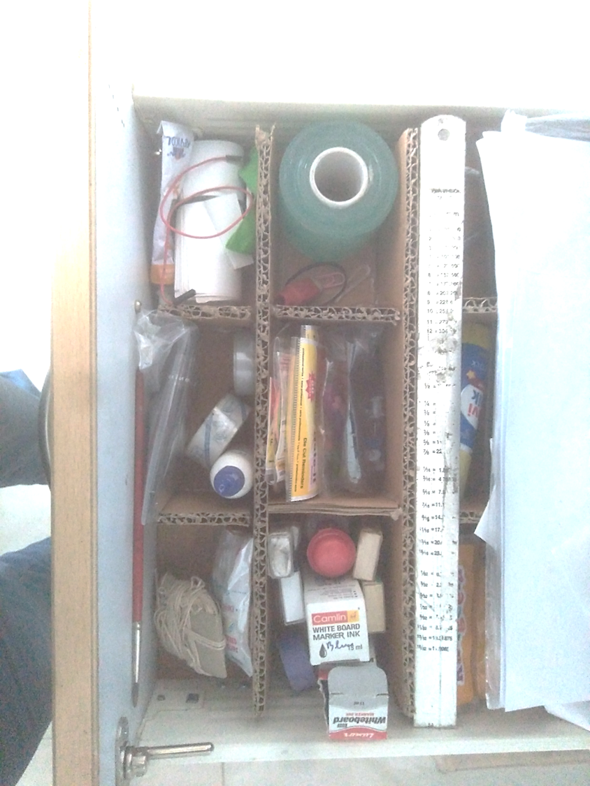 DIY Cardboard Drawer Partition 3 Steps Instructables