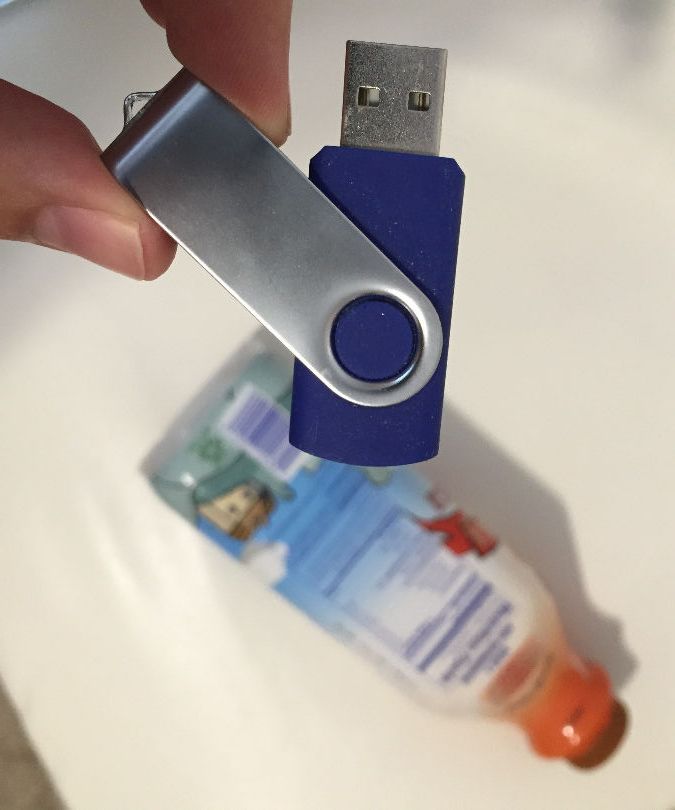 A Bottle Custom USB Flash Drive