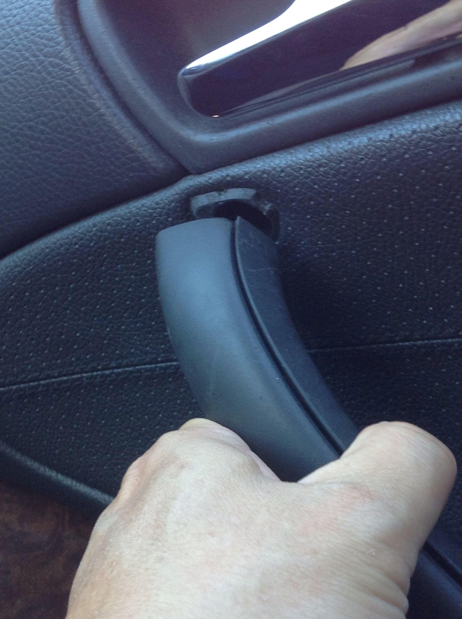 Repairing a Grab Bar Door Handle