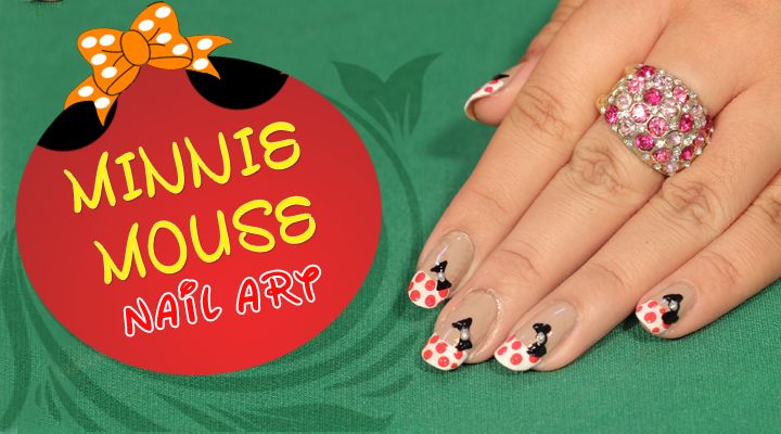 Minne Mouse Nail Art Design
