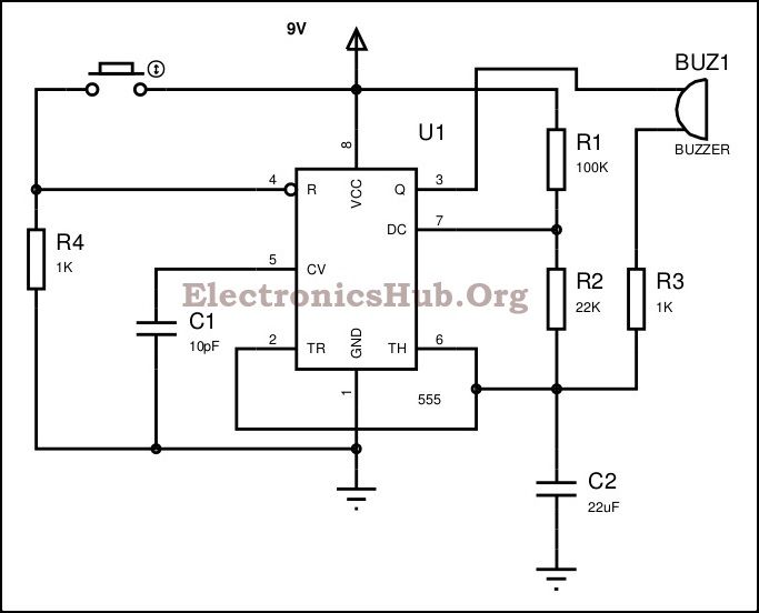 Panic Alarm Circuit Diagram