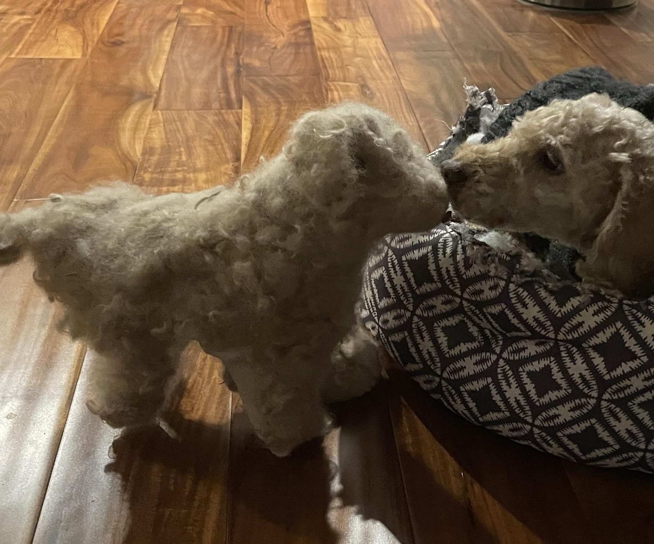 Fluffy Walking Robotic Dog (With Tail Wagging, Neck Articulation, and Realistic Decoration!)