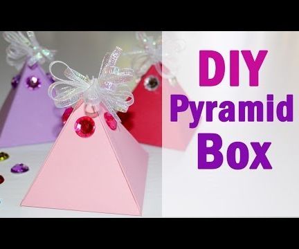 DIY Pyramid Gift Box - How to Make Easy Paper Box 