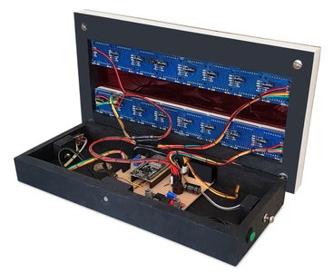 ESP32 LED Matrix WIFI Ticker Display : 24 Steps - Instructables