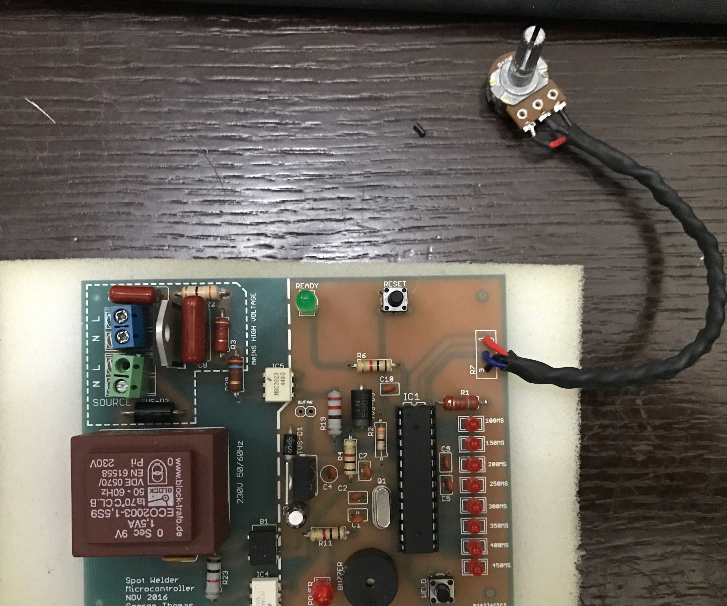 Arduino ATmega328p 18650 Spot Welder 