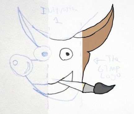 Cheat at drawing with the GIMP