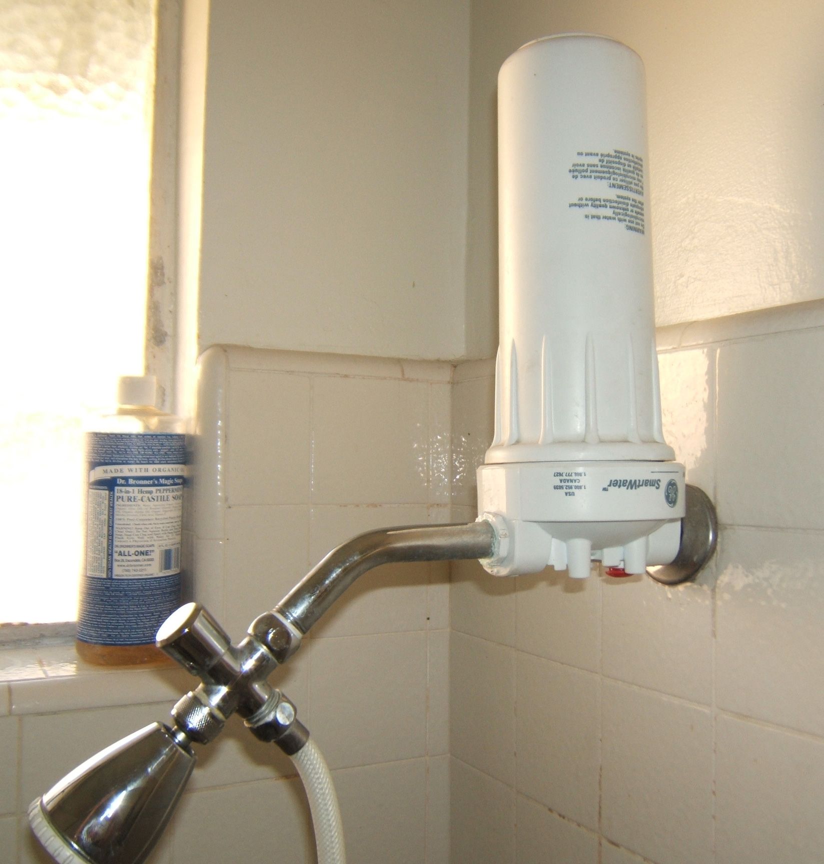 SHOWER FILTER FOR CHEAP Bad water make you itch? Make a great Shower Filter for 1/2 of buying one