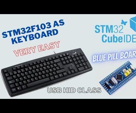 DIY HID USB Keyboard using STM32 [STM32 Tutorials] [HAL]