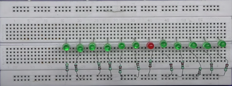 Place Resistors (220Ω) or (330Ω)