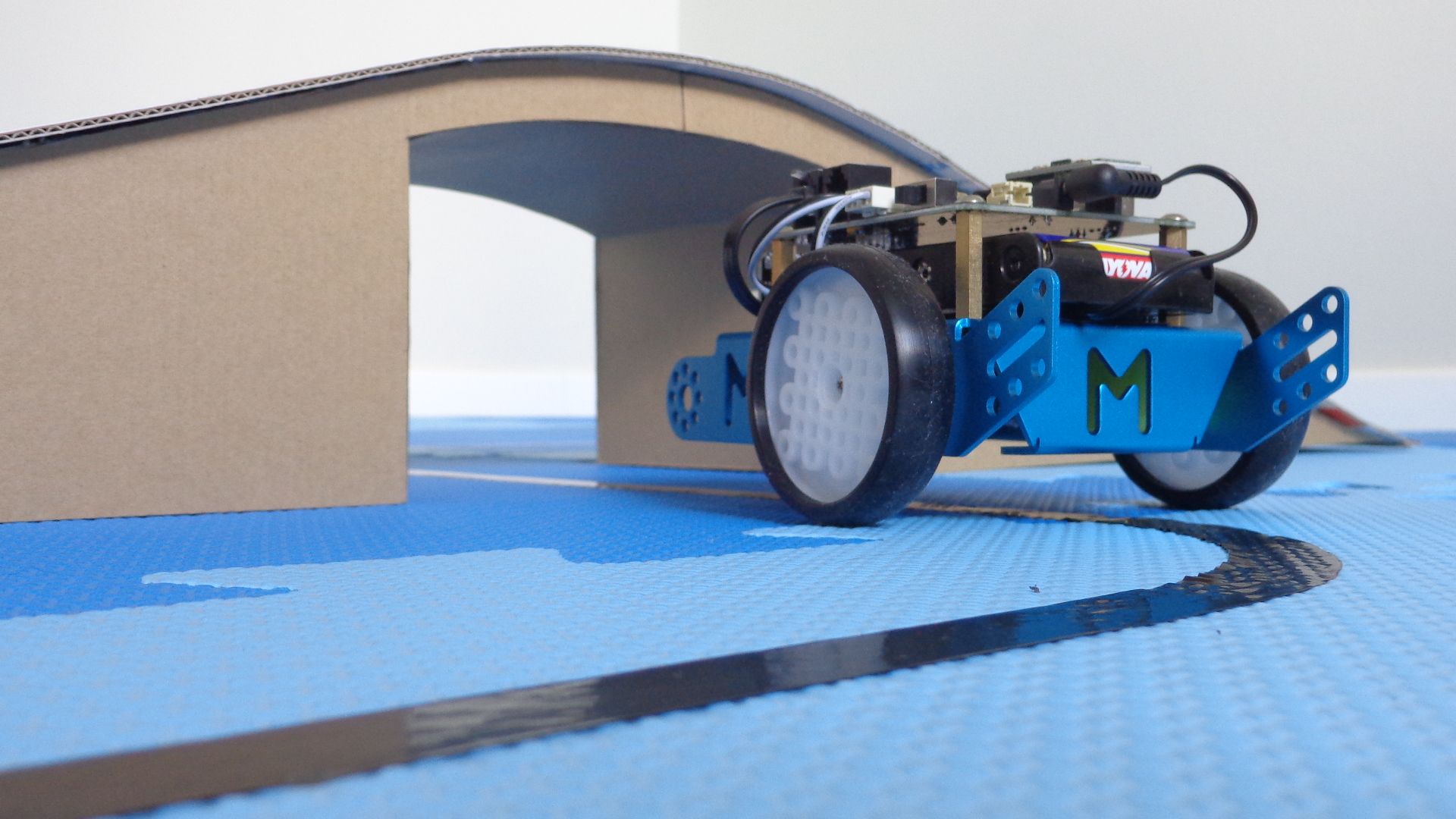 Map With Cardboard Overpass for Line Follower Robot : 3 Steps (with ...