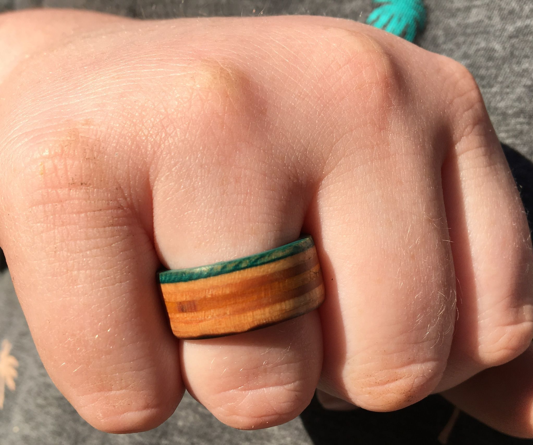 Easy Wooden or Skateboard Rings: No Lathe 