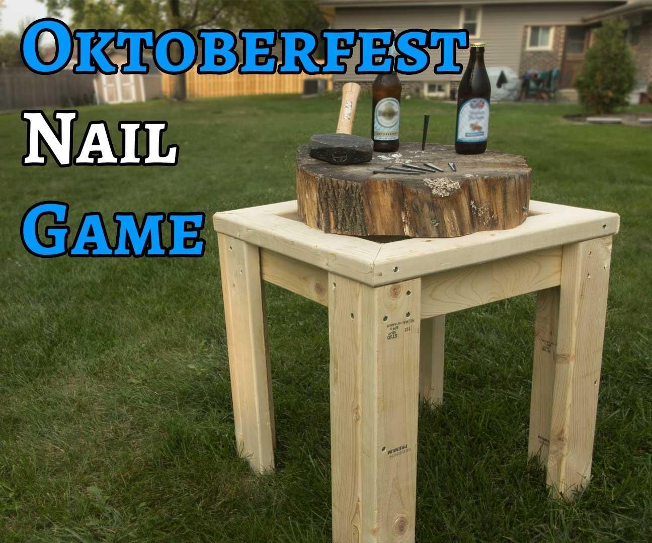 Oktoberfest Nail Game | Nagelbalken | Der Nagelspiel