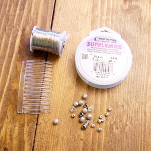 How to Make Bridal Hair Accessories- Free Jewelry Tutorials for Handmade Hairband