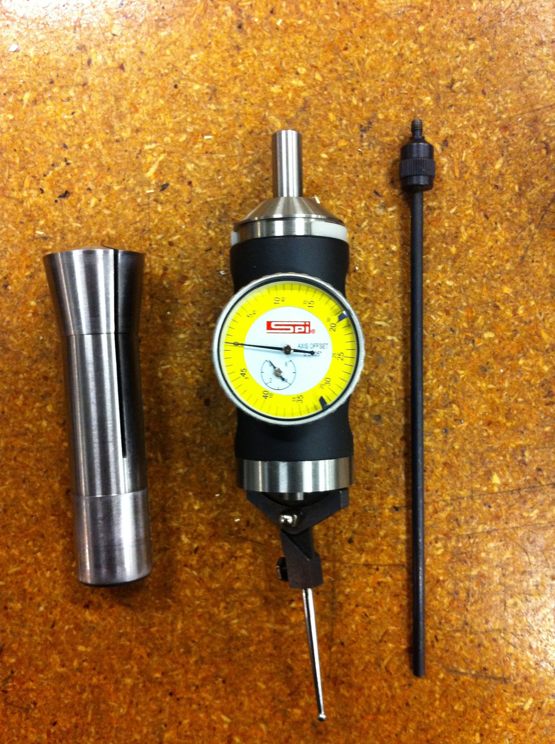 Using a Co-Axial Dial Indicator to Find the Center of a Circle