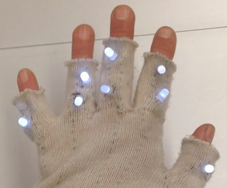 LED Proximity Sensor Glove