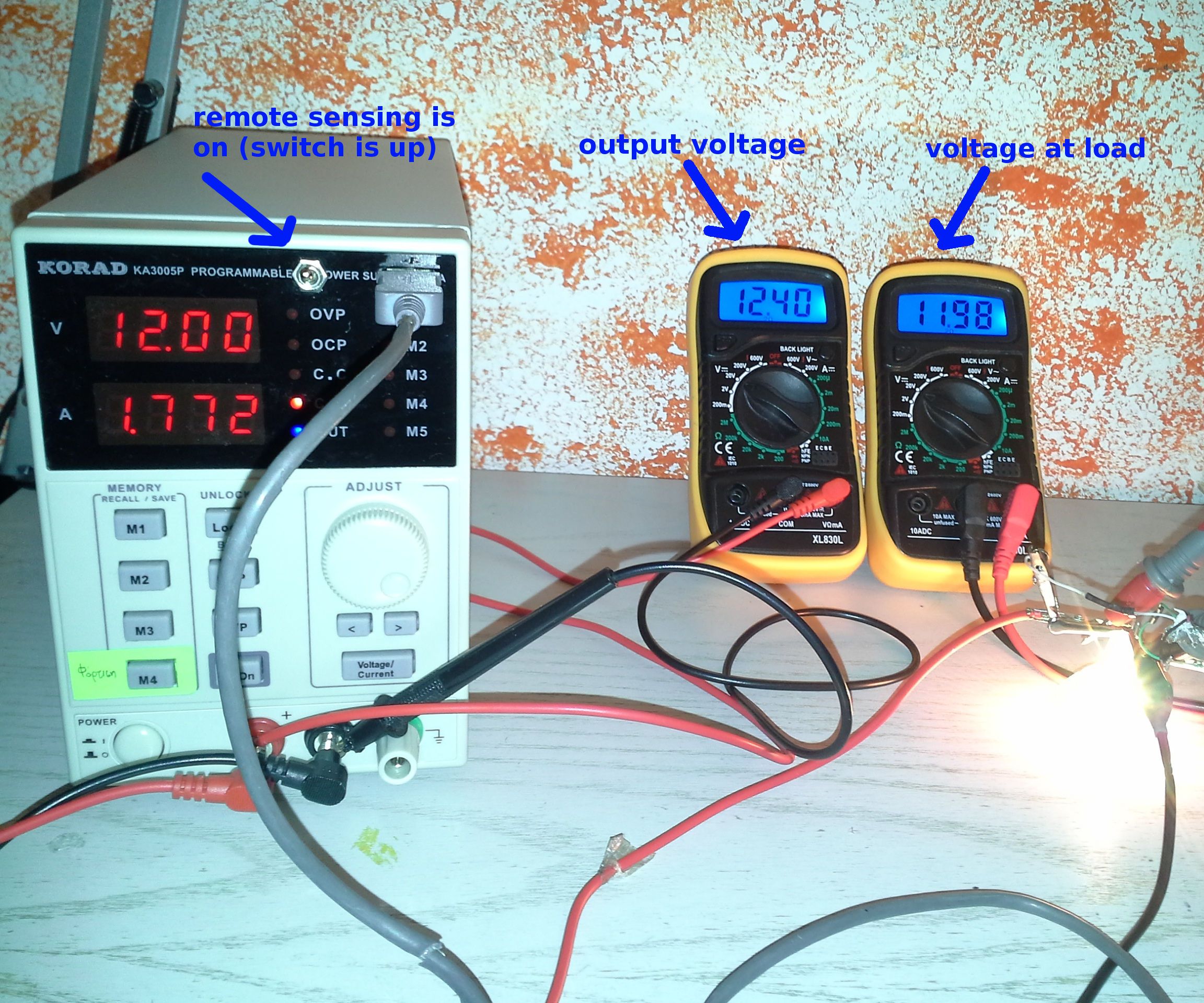 Remote Sensing for Korad Power Supply