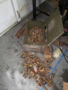 Propane Lamp From Copper Pipe and Other Stuff