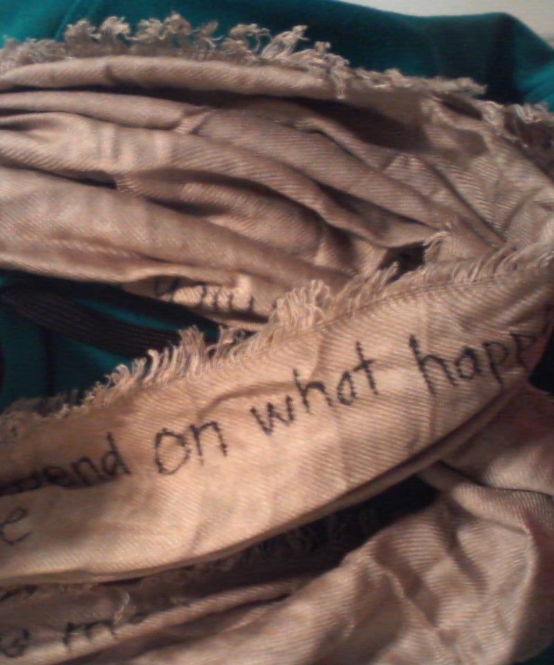 Quote Scarf