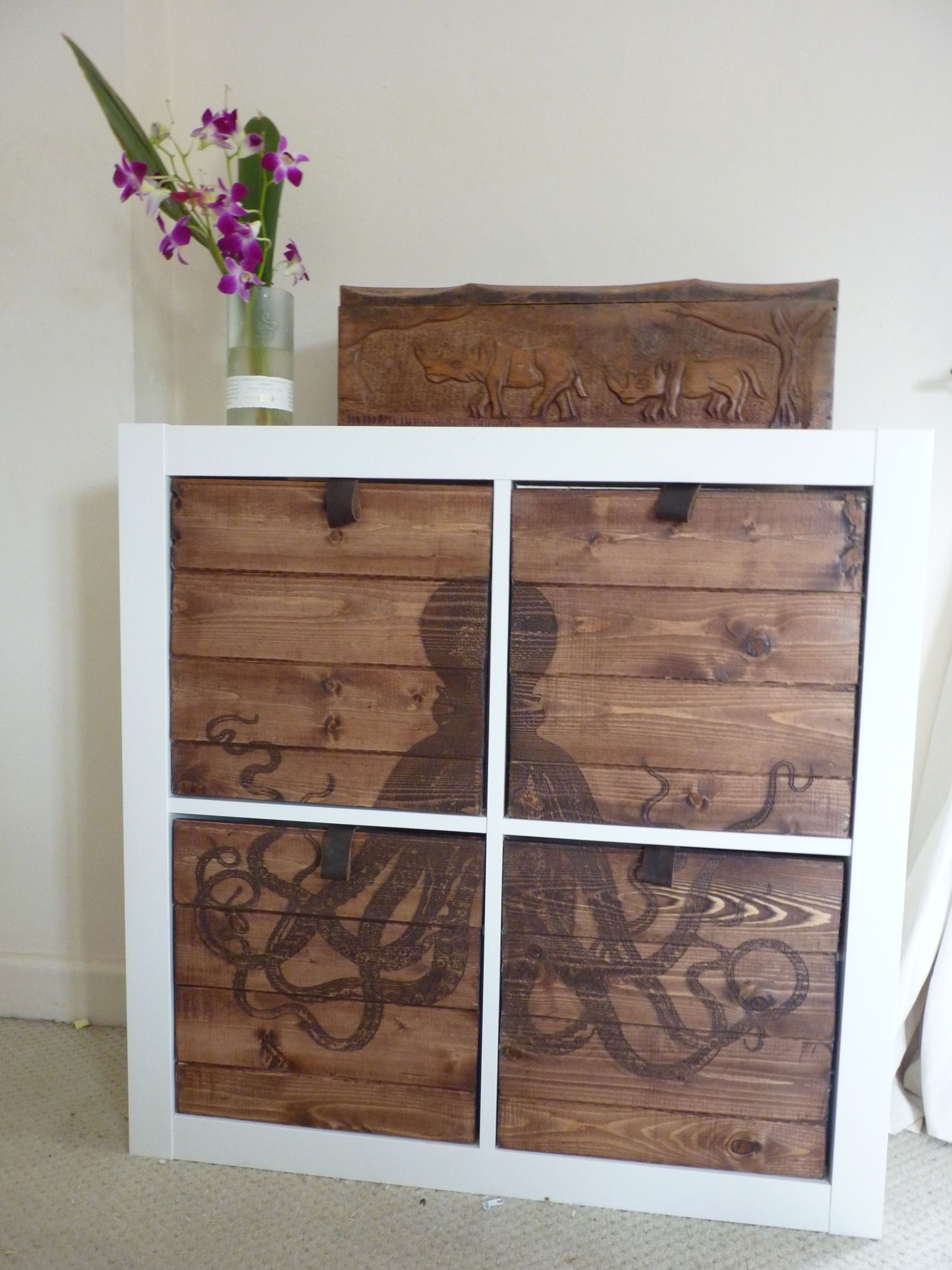 Laser Etched Draws for Ikea Expedit