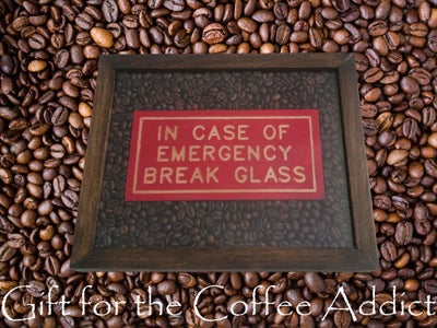 Gift for Coffee Addicts | How to Make a Shadow Box