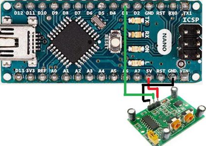 Connect PIR Sensor to Arduino Nano