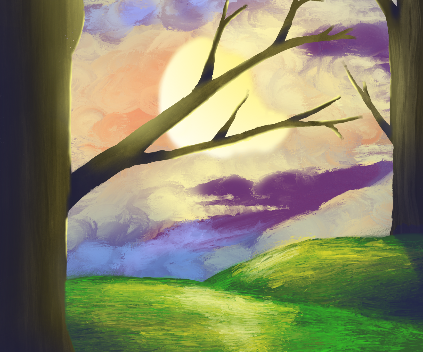 Creating a Stylized Landscape Using Procreate