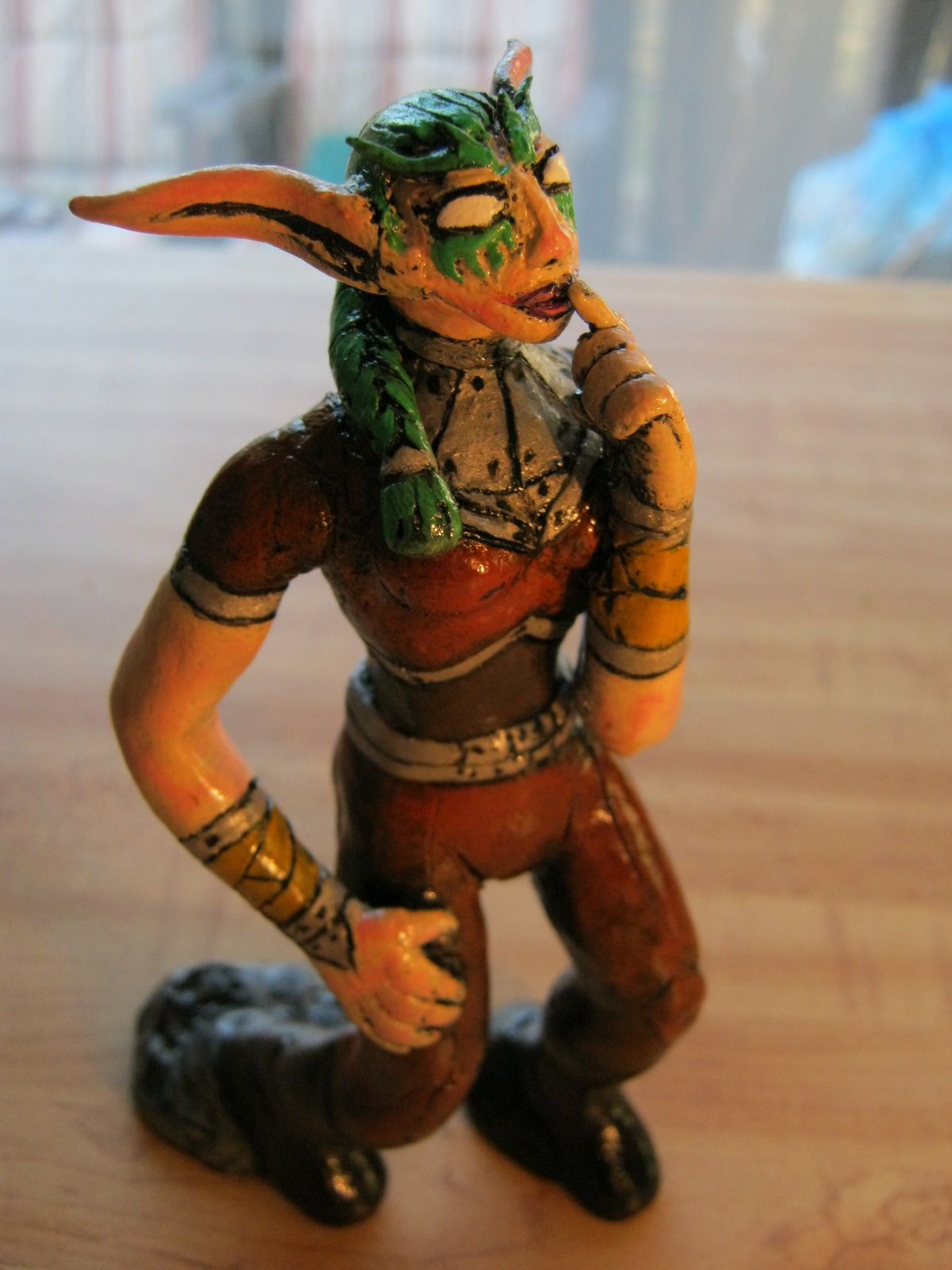 W.O.W Night Elf Rogue Sculpy