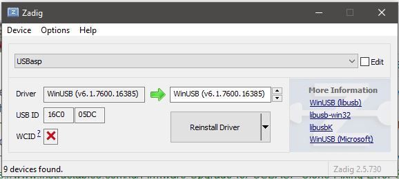 USBASP Installation in Windows 10 : 8 Steps - Instructables