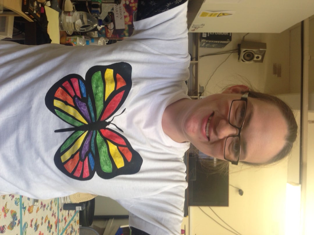 Low-cost Screen Printed Colouring-in T-shirts