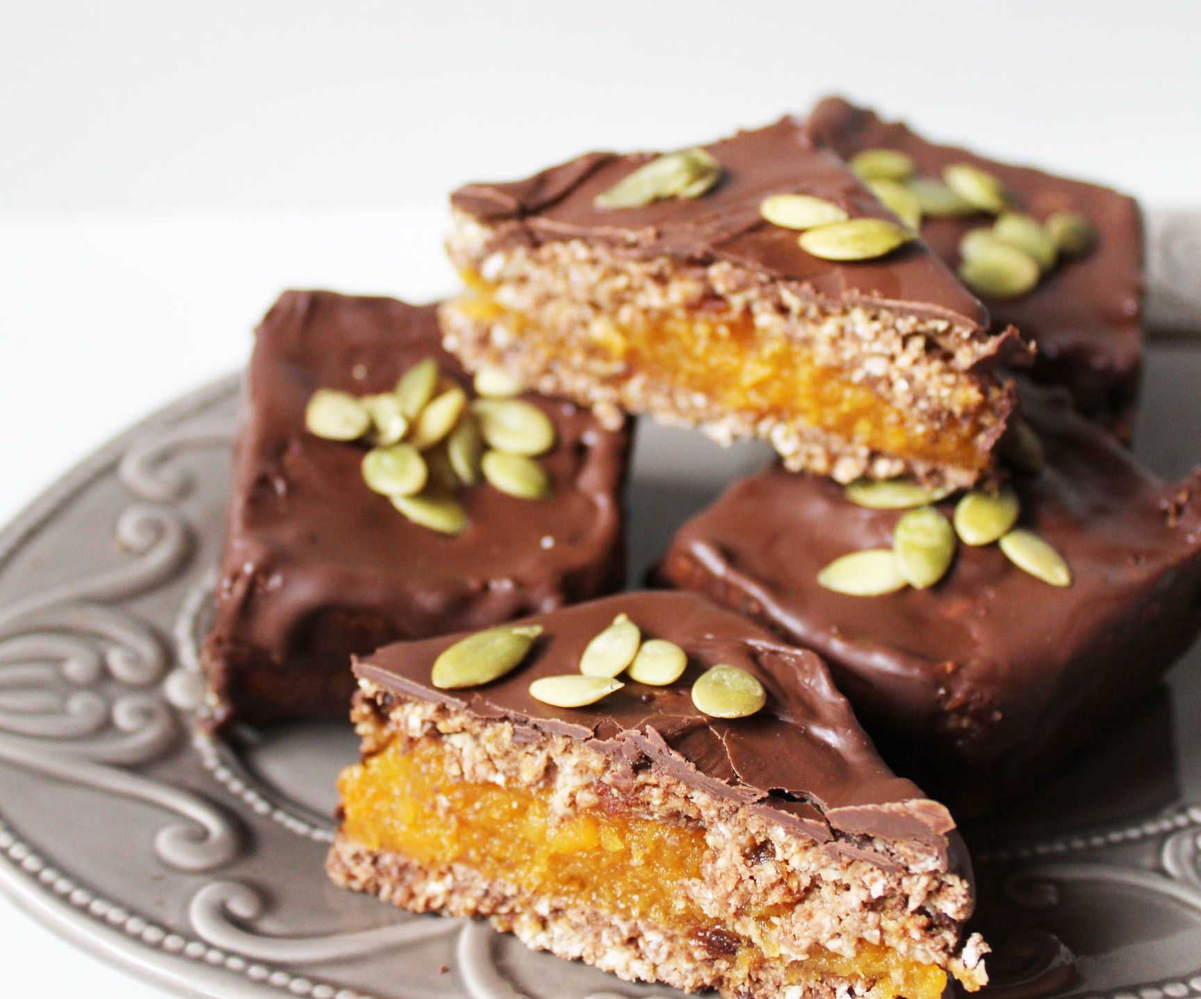 Raw Bars With Butternut Squash Jelly