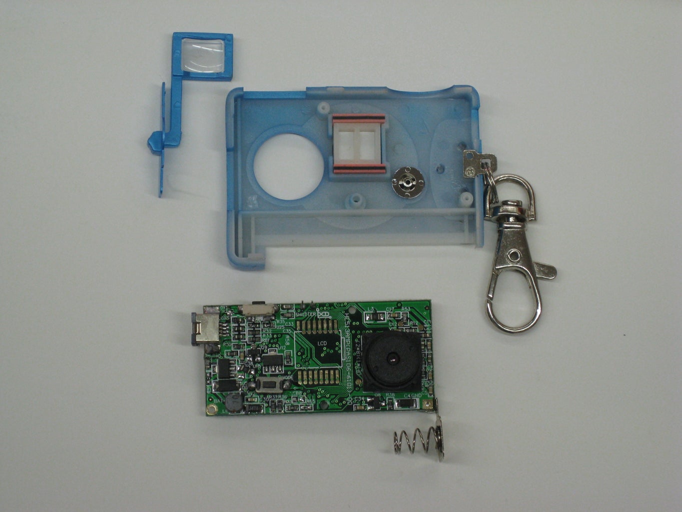 Crack Open and Disassemble the Keychain Camera