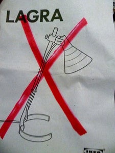 Dismantle IKEA Lamp