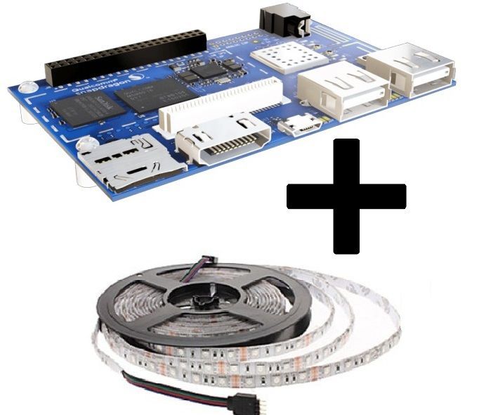 DragonBoard 410c and LED Strip 5050 (Beginners)