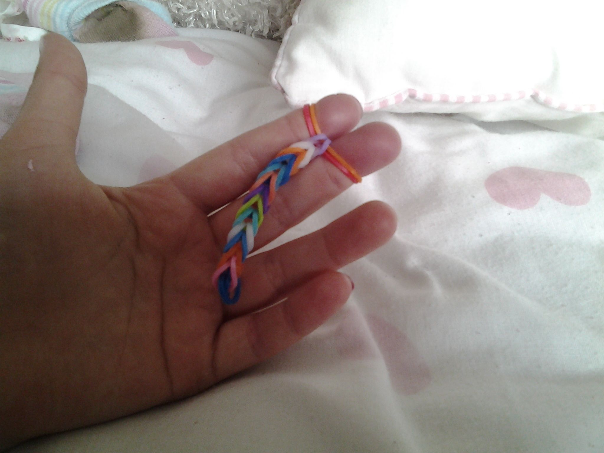 rainbow loom fishtail bracelet without the loom