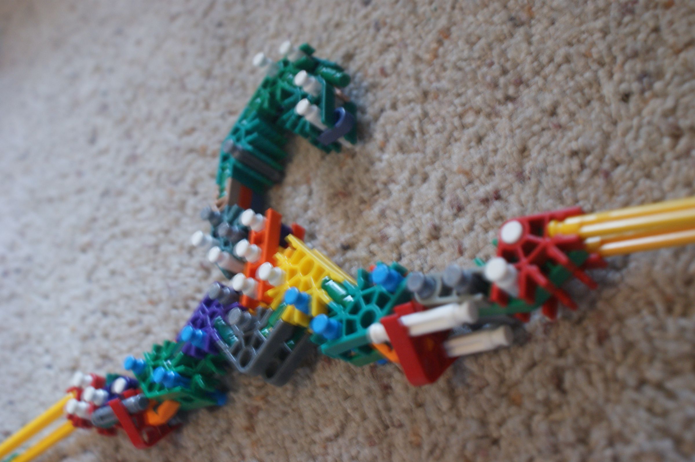 Fold-able Knex Hanger