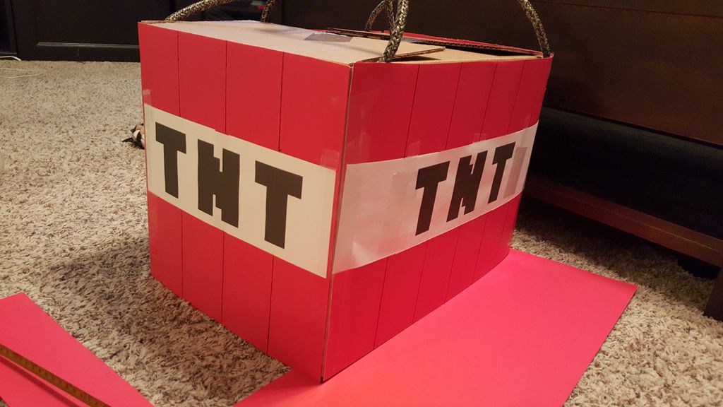 How To Draw Tnt From Minecraft