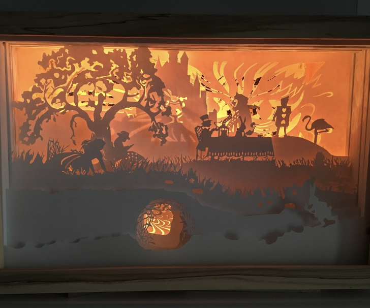Alice in Wonderland Shadowbox