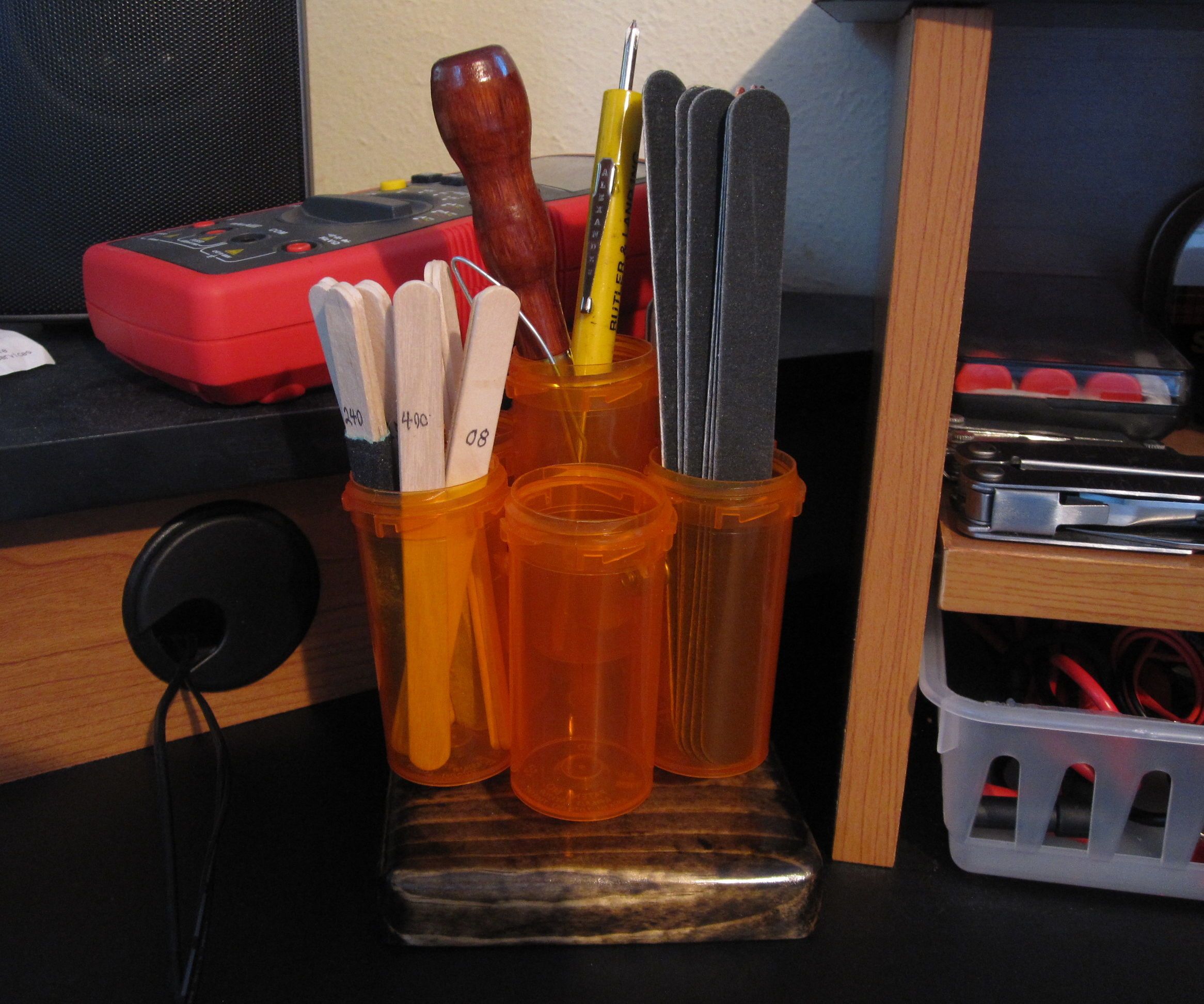 "Six Shooter" Desk Organizer