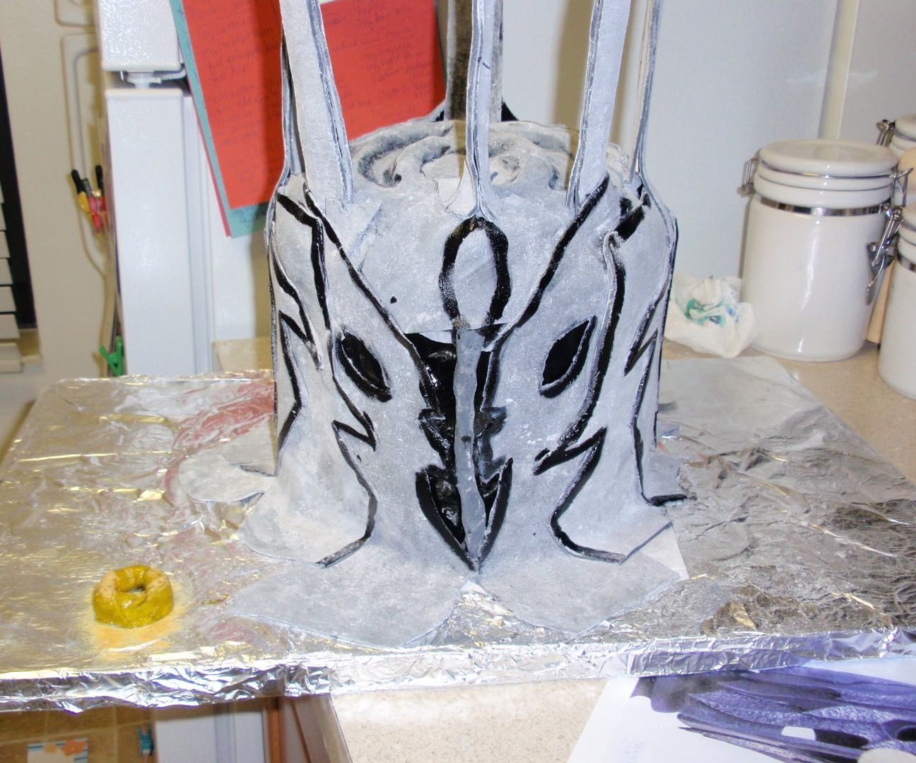 Lord Sauron's Helmet Cake - One Cake to Rule Them All!