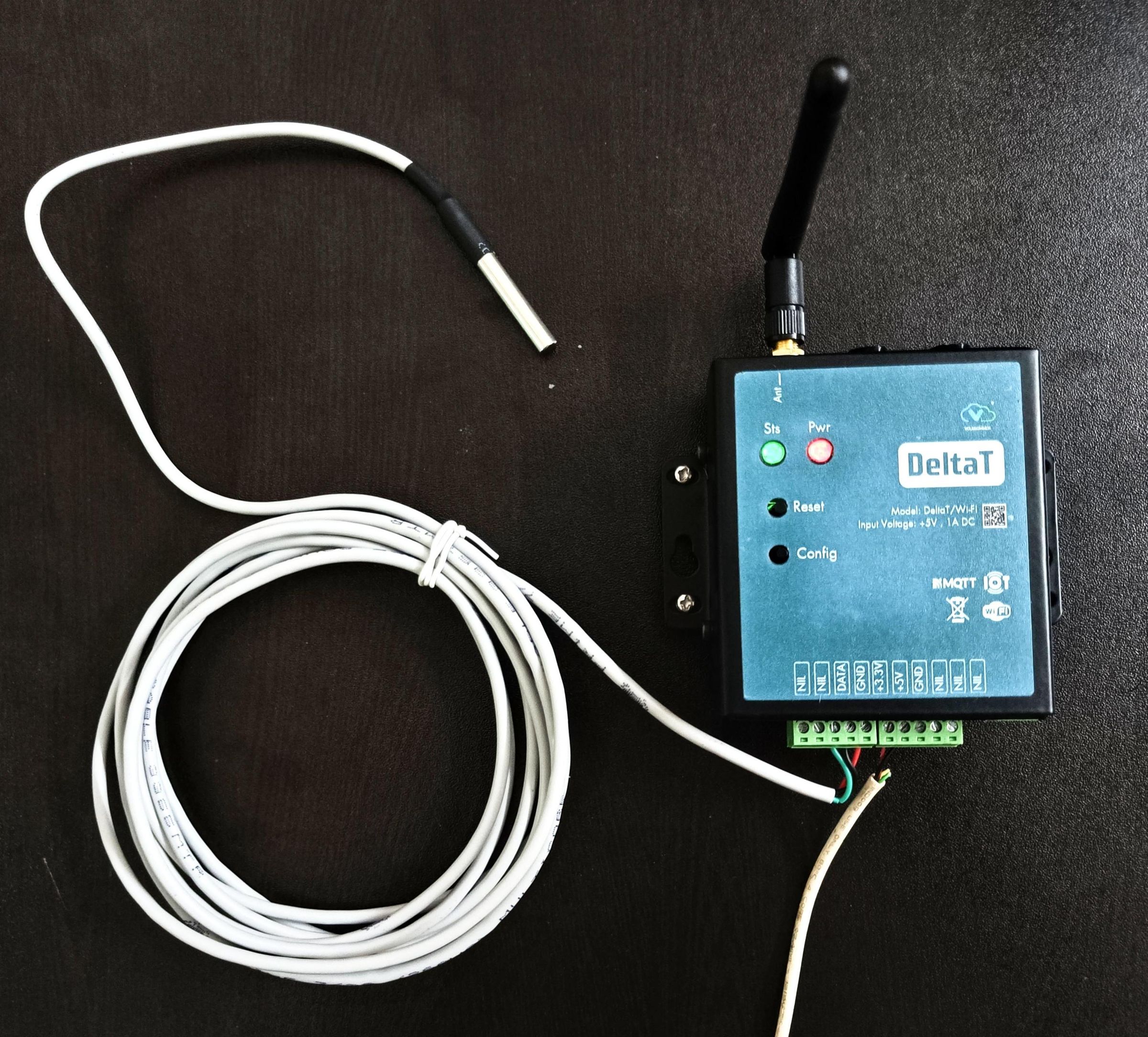 Visualizing Temperature in V-VAC Using DeltaT | IoT MQTT Dashboard for Real-Time Data