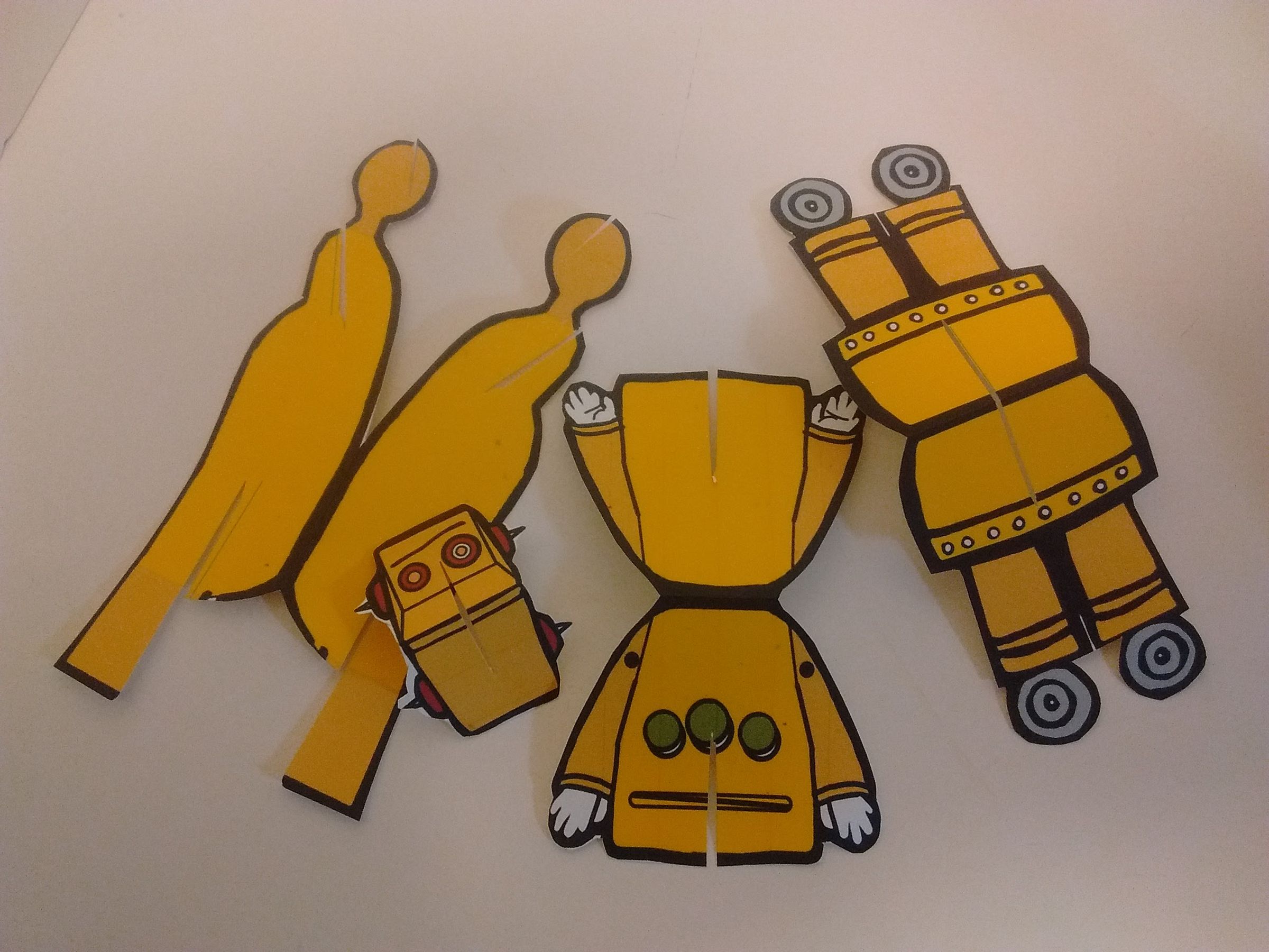 Blinky Paper Robot - 1st Paper Circuit Project : 7 Steps (with Pictures ...