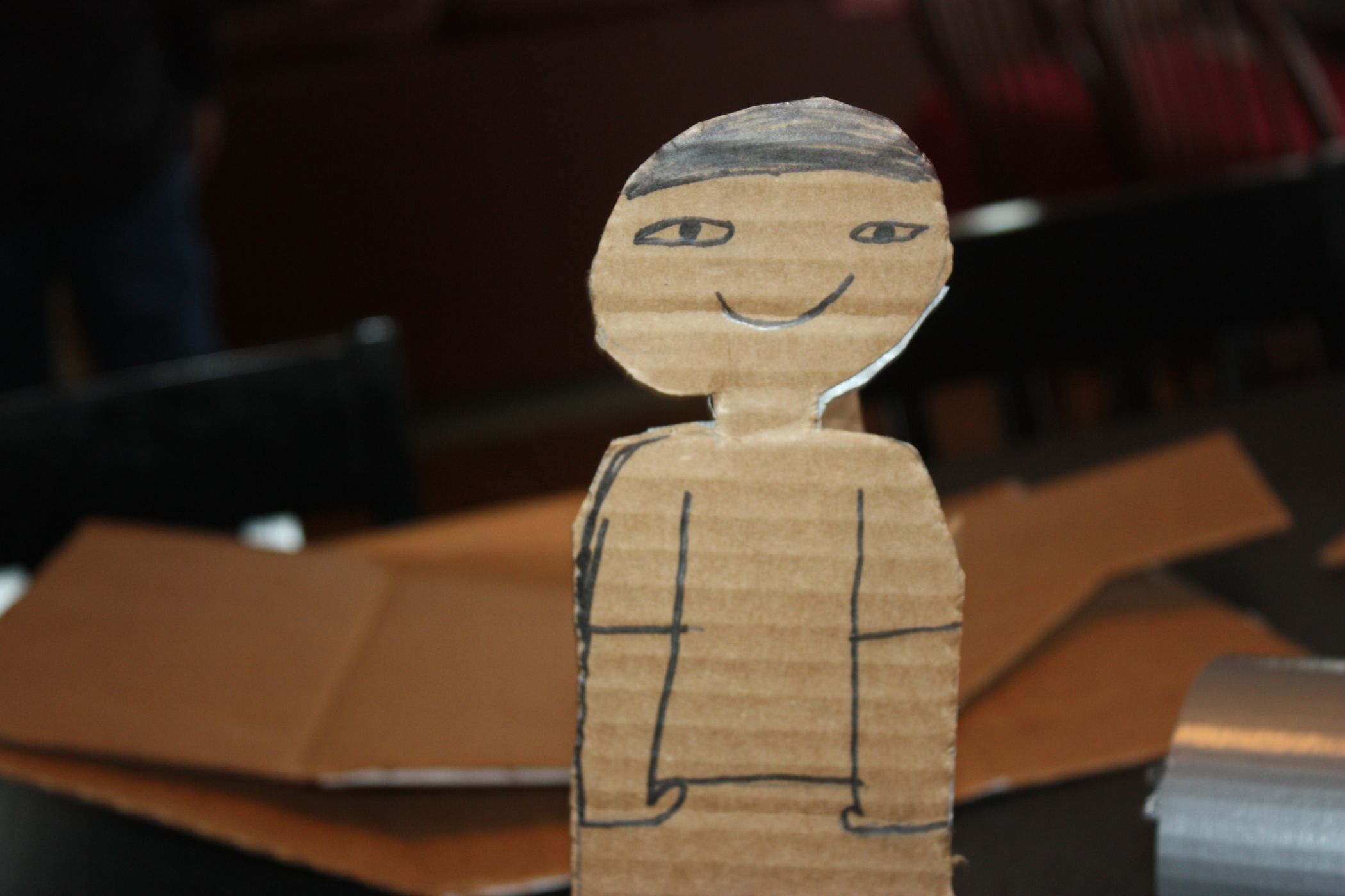 Cardboard and Duct Tape Target 4 Steps Instructables