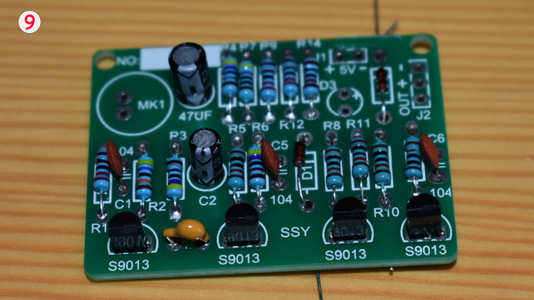 Solder the Diodes Into the PCB