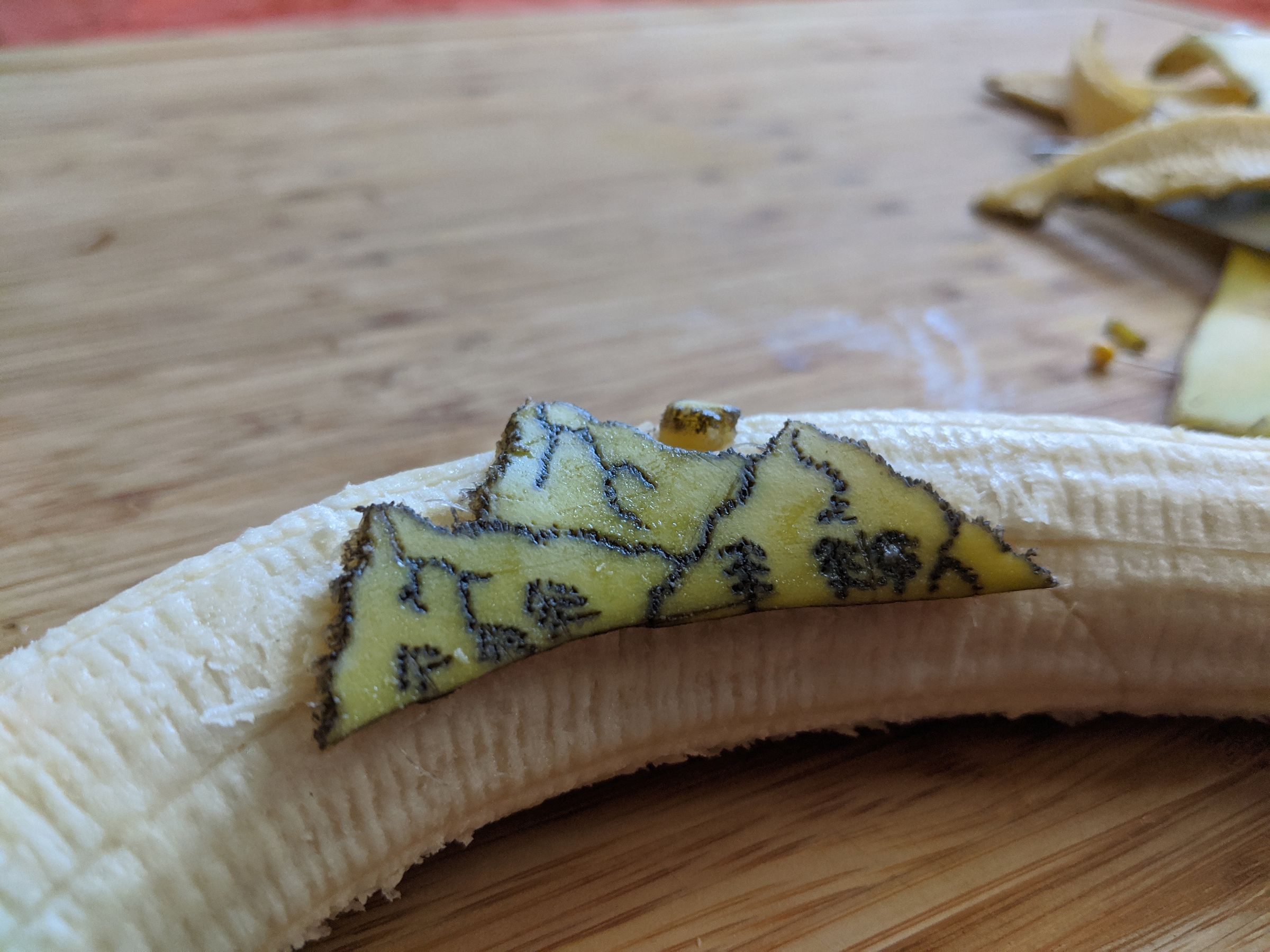 Banana Carving 4 Steps Instructables