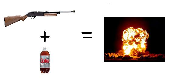 BB Gun Enthusiasts, Reuse Your Soda Bottle: B.B. Bottle Boom