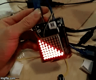 Gravity LED Matrix