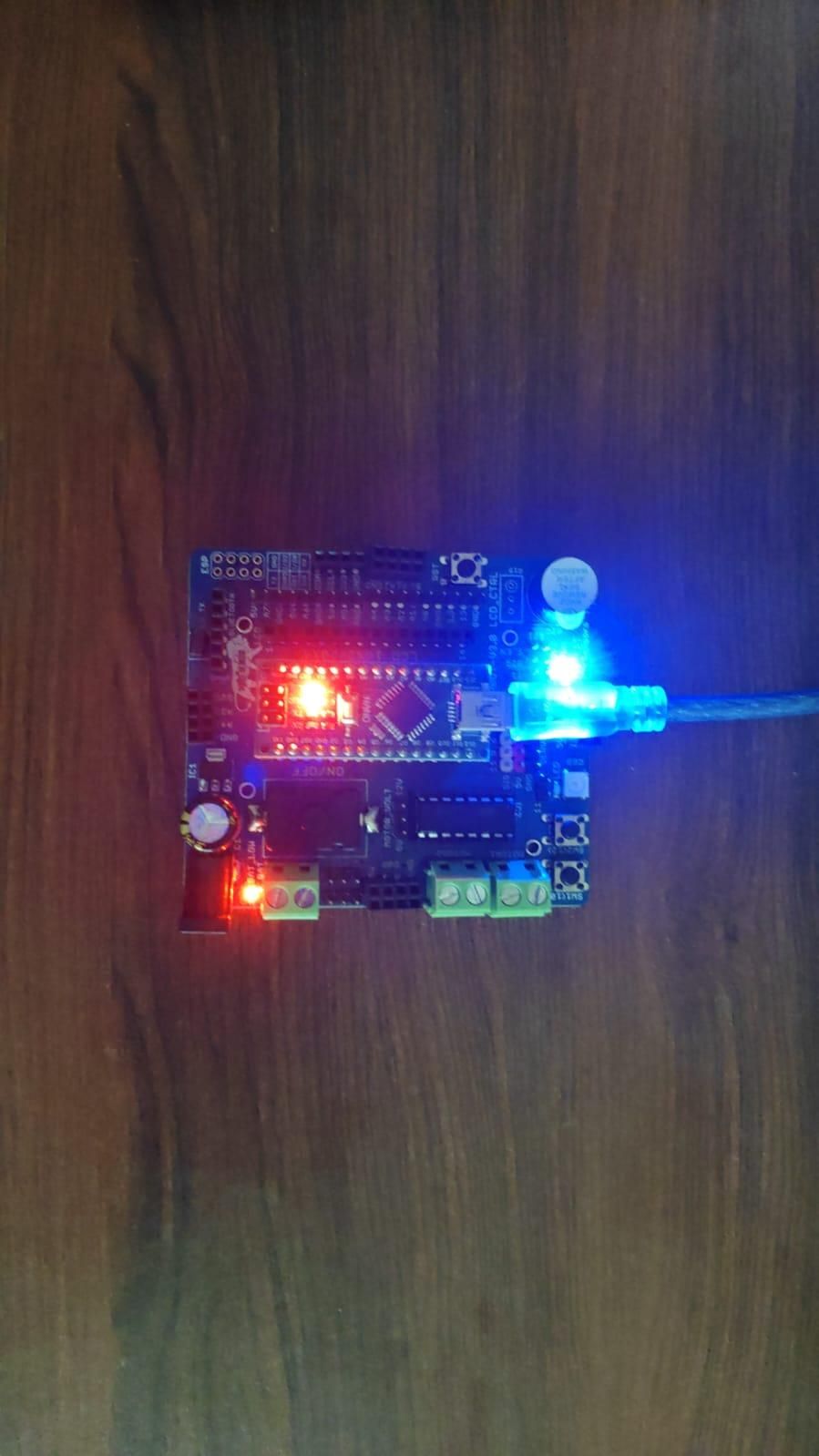 Step 2 Insert Arduino Nano Board into Shield Socket