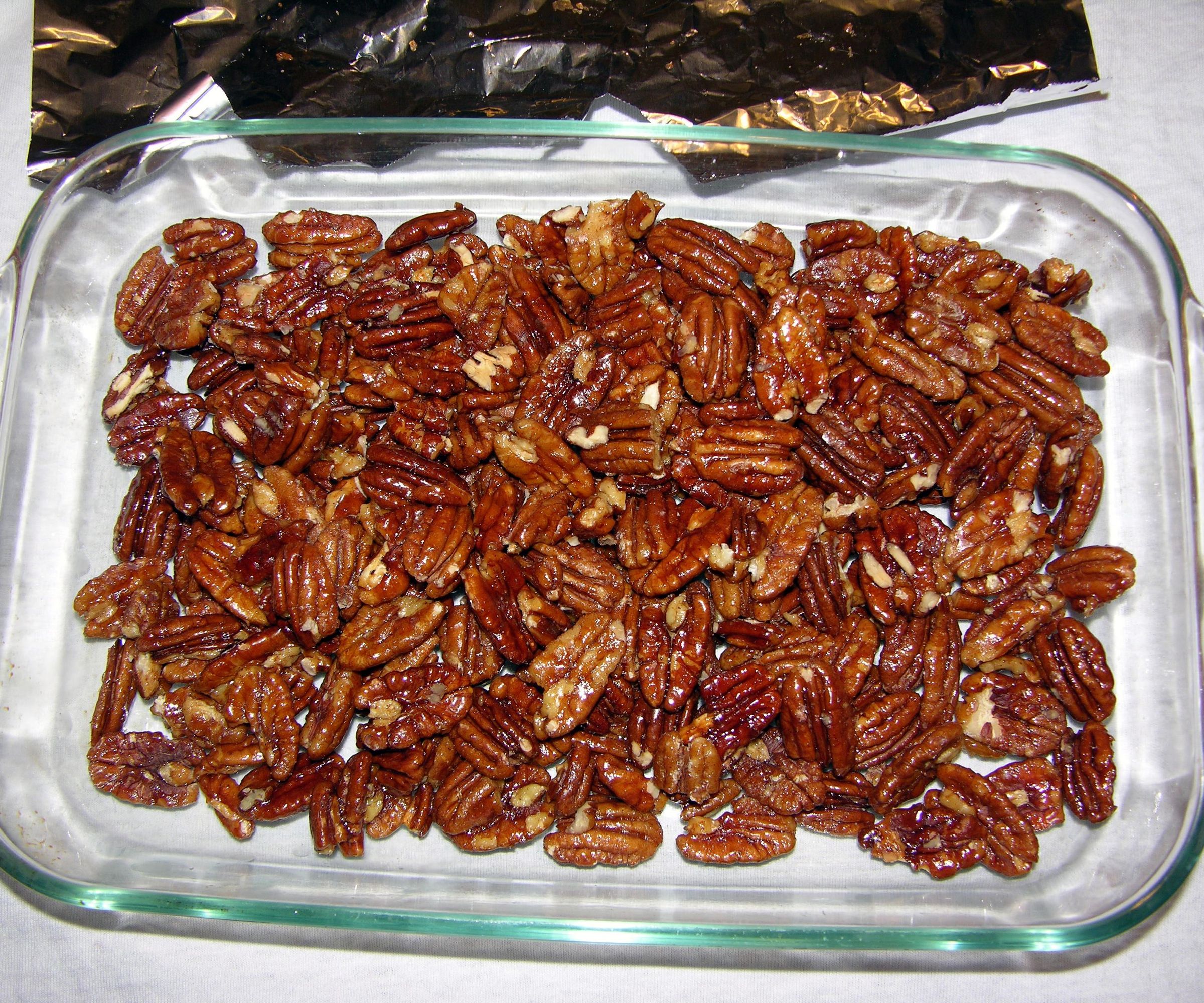 Spicy Glazed Pecans