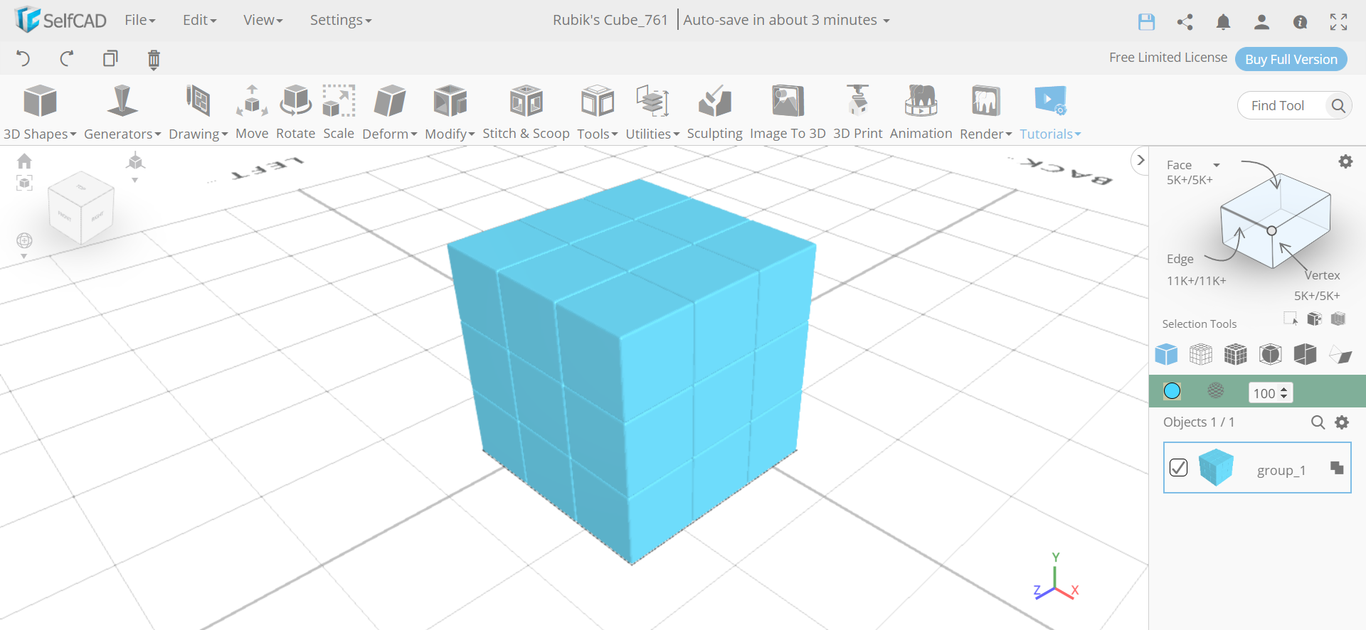 HOW TO CREATE a 3D RUBIK’S CUBE IN a 3D MODELING SOFTWARE : 8 Steps ...